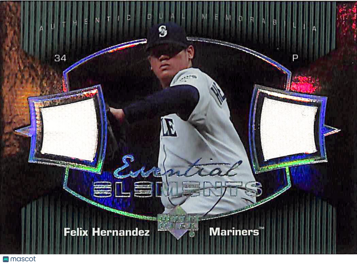 2007 Upper Deck Elements Felix Hernandez Dual Memorabilia #EE-FH Mariners