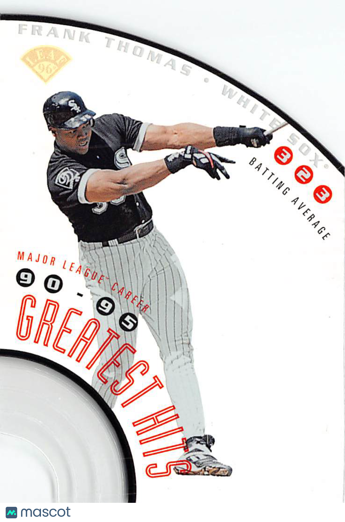 1996 Leaf Greatest Hits Frank Thomas 0805/5000 #7 Chicago White Sox