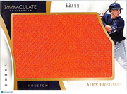 2017 Panini Immaculate Collection Alex Bregman /99 Rookie Patch #IJ-AX Astros
