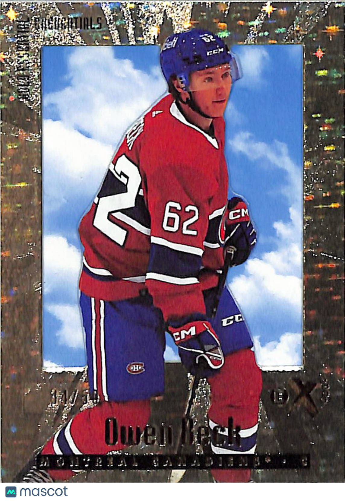 2023-24 SkyBox E-X 2000 Owen Beck Essential Credentials Future /50 135 Canadiens