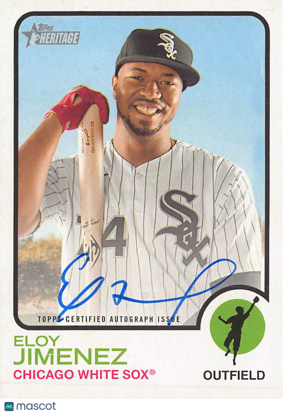 2022 Topps Heritage Eloy Jimenez Auto Autograph #ROA-EJ Chicago White Sox