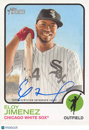 2022 Topps Heritage Eloy Jimenez Auto Autograph #ROA-EJ Chicago White Sox