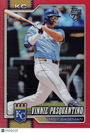 2026 Topps Series One Vinnie Pasquantino Red Foil /5 #223 Kansas City Royals
