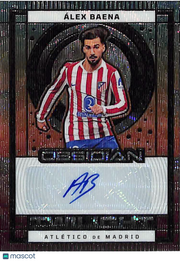 2025-26 Panini Obsidian Soccer Álex Baena Auto /25 #TS-ABA Atlético de Madrid
