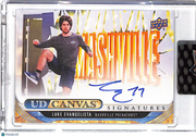 2024-25 Upper Deck Clear Cut Canvas Signatures Luke Evangelista #CS-LE Predators