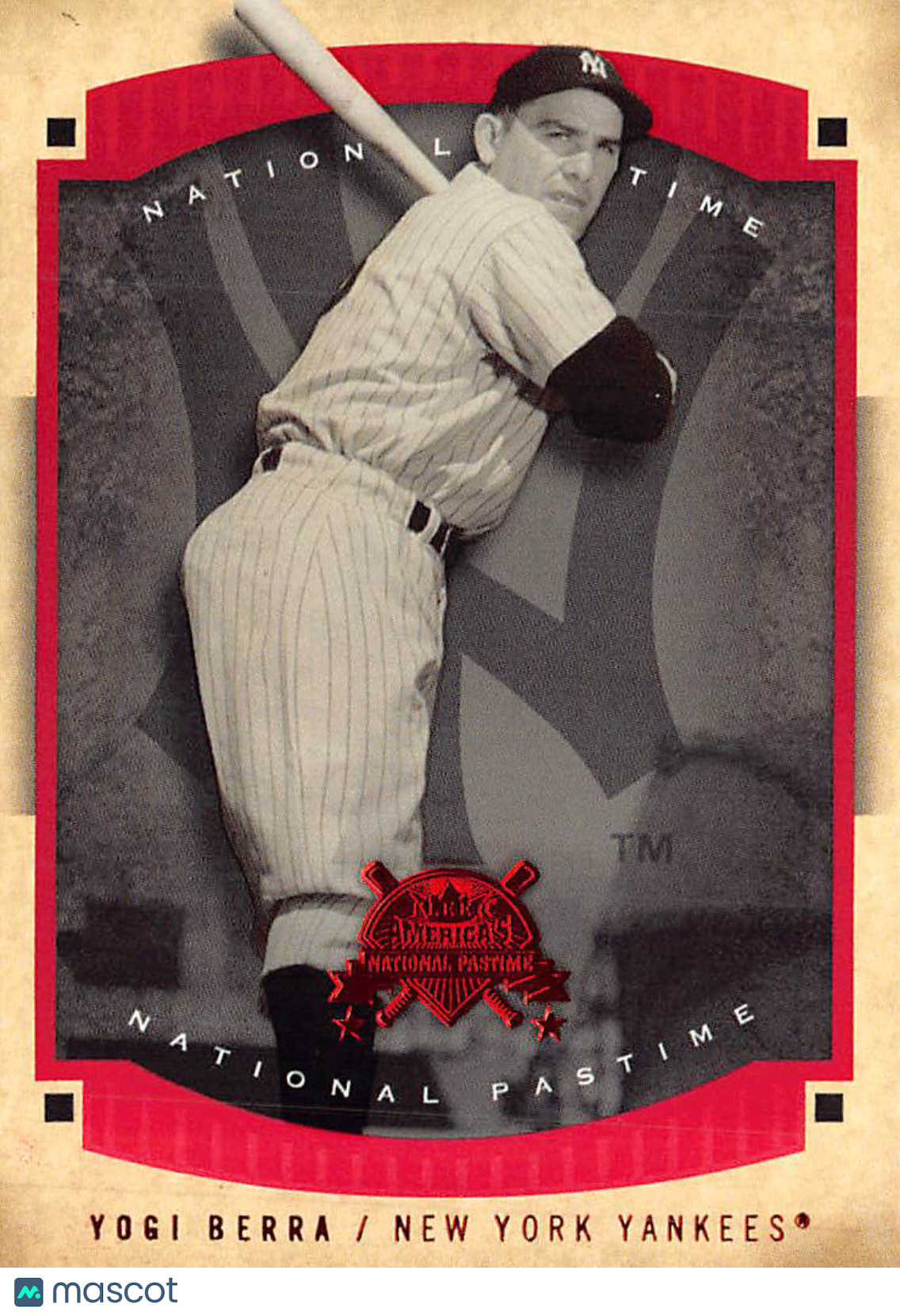 2005 Fleer National Pastime Yogi Berra Red /150 #73 New York Yankees