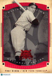 2005 Fleer National Pastime Yogi Berra Red /150 #73 New York Yankees