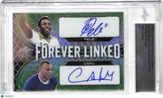 2022 Leaf Metal Forever Linked Cafu Pelé Auto Autograph Prismatic Green 1/1