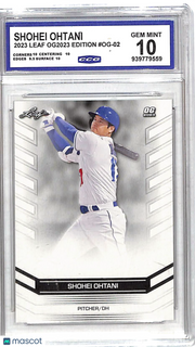 2023 Leaf OG2023 Edition Shohei Ohtani #OG-02 CCG 10 Los Angeles Dodgers