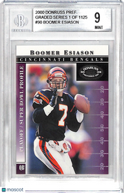 2000 Donruss Preferred Boomer Esiason Graded Series /1125 #90 BGS 9 Cincinnati Bengals