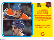 1982-83 O-Pee-Chee Michel Goulet Wayne Gretzky #237 Quebec Nordiques Edmonton Oilers