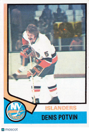 1974-75 Topps Denis Potvin #195 New York Islanders