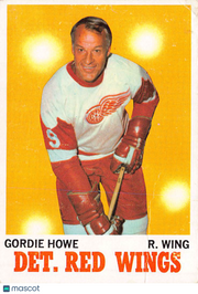 1970-71 Topps Gordie Howe #29 Detroit Red Wings