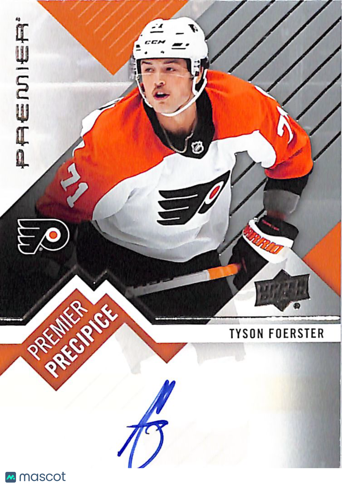 2023-24 Upper Deck Premier Precipice Tyson Foerster Rookie Auto #PPR-TF Flyers