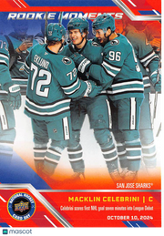 2025 Upper Deck National Hockey Card Day Macklin Celebrini Rookie NHCD-31 Sharks