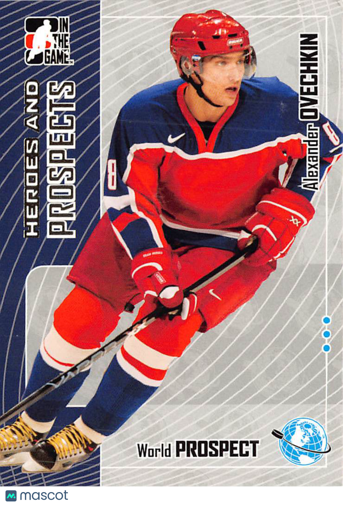 2005 In The Game Heroes and Prospects Alexander Ovechkin Rookie #109 Moscow