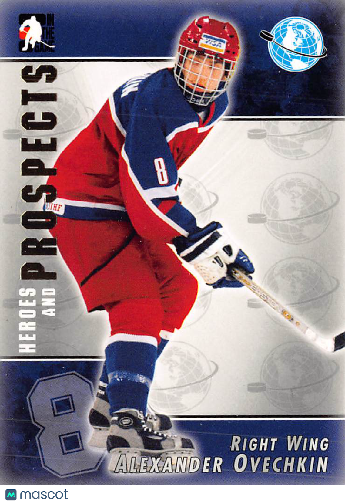 2004 In The Game Heroes and Prospects Alexander Ovechkin Rookie #116 Moscow
