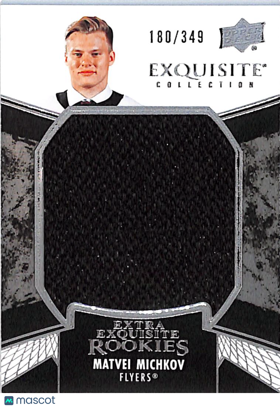 2024-25 Upper Deck Exquisite Collection Matvei Michkov /349 Rookie Patch Flyers
