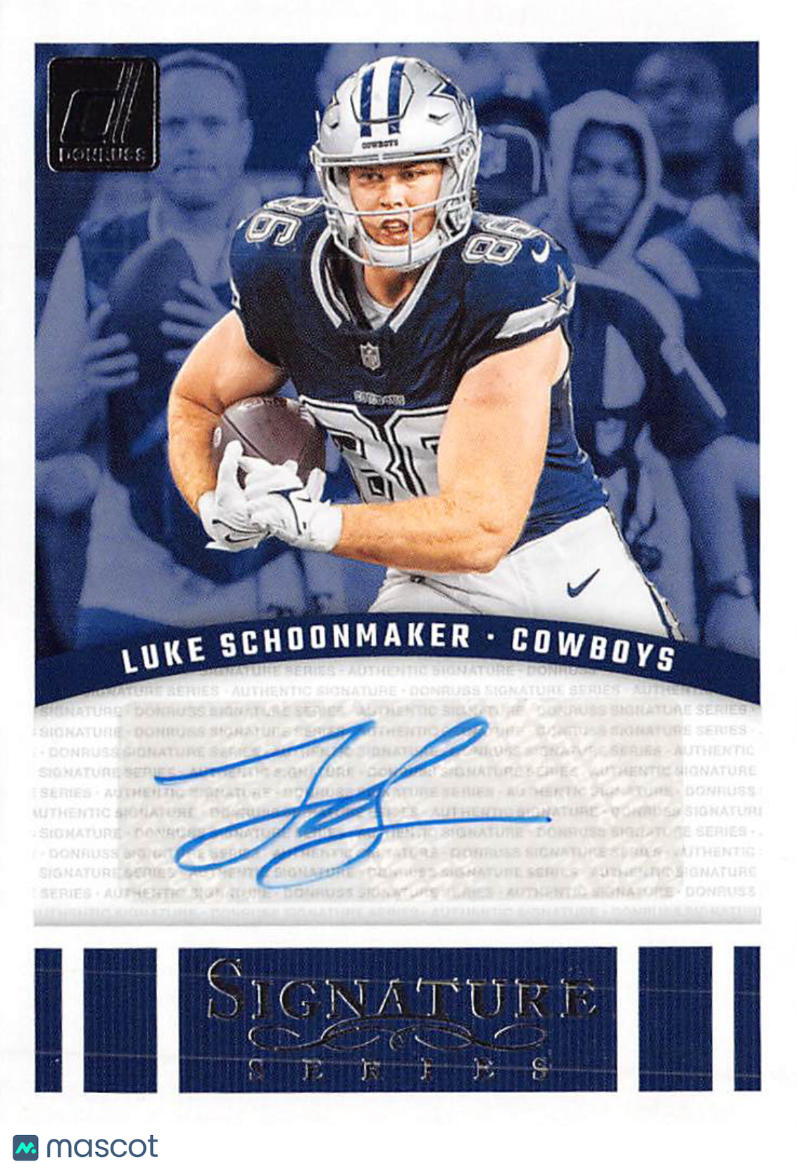 2024 Donruss Signature Series Luke Schoonmaker #SSE-LSC Dallas Cowboys