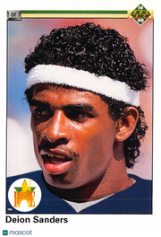 1990 Upper Deck Deion Sanders Rookie #13 New York Yankees