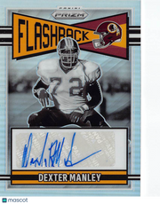 2025 Panini Prizm Dexter Manley Flashback Signatures Auto /199 #FLA-DMY Redskins