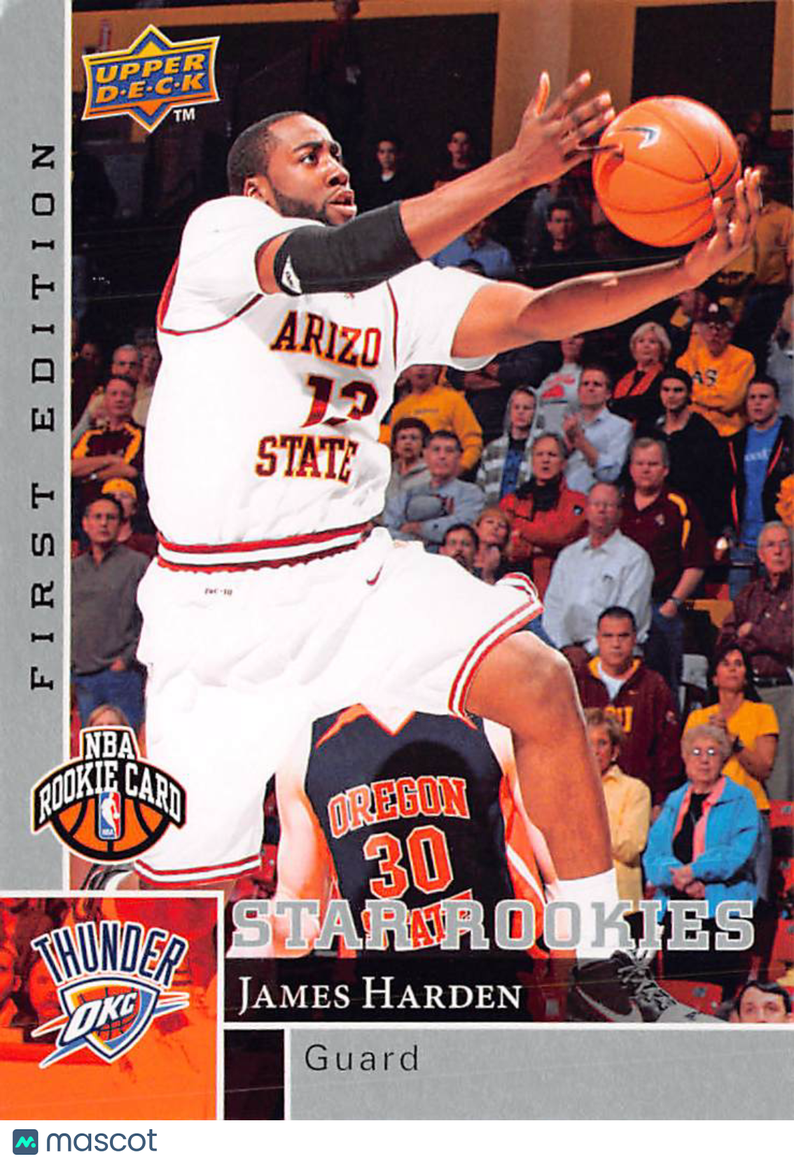 2009-10 Upper Deck First Edition James Harden Rookie #188 Oklahoma City Thunder