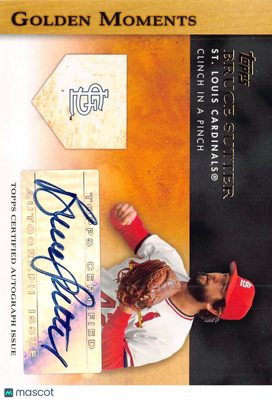 2012 Topps Golden Moments Bruce Sutter Autograph #GMA-BS St. Louis Cardinals