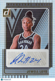 2025 Panini Donruss Jewell Loyd Signature Series Auto #SS-JL Las Vegas Aces