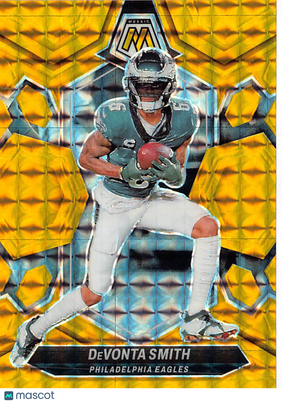 2024 Panini Mosaic DeVonta Smith Gold /10 #179 Philadelphia Eagles