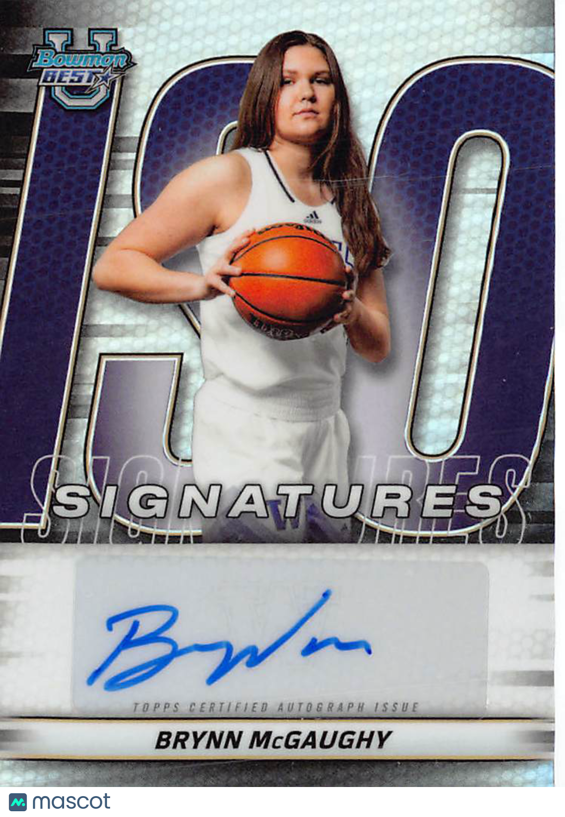 2025-26 Topps Bowman U Best ISO Signatures Brynn McGaughy #IS-BM Washington