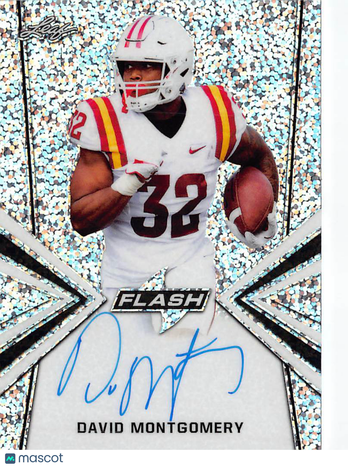 2019 Leaf Flash David Montgomery Rookie Autograph #BA-DM1 Iowa State Cyclones