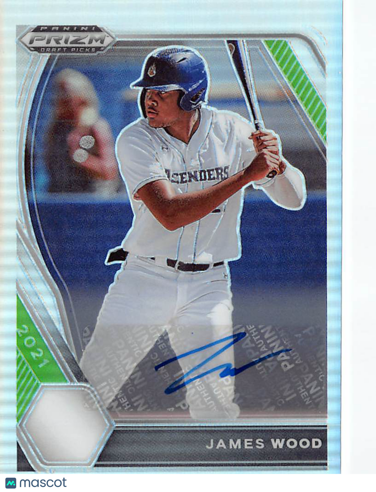 2021 Panini Prizm Draft Picks James Wood Rookie Autograph #PDP62