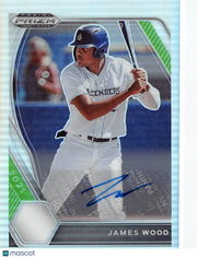 2021 Panini Prizm Draft Picks James Wood Rookie Autograph #PDP62
