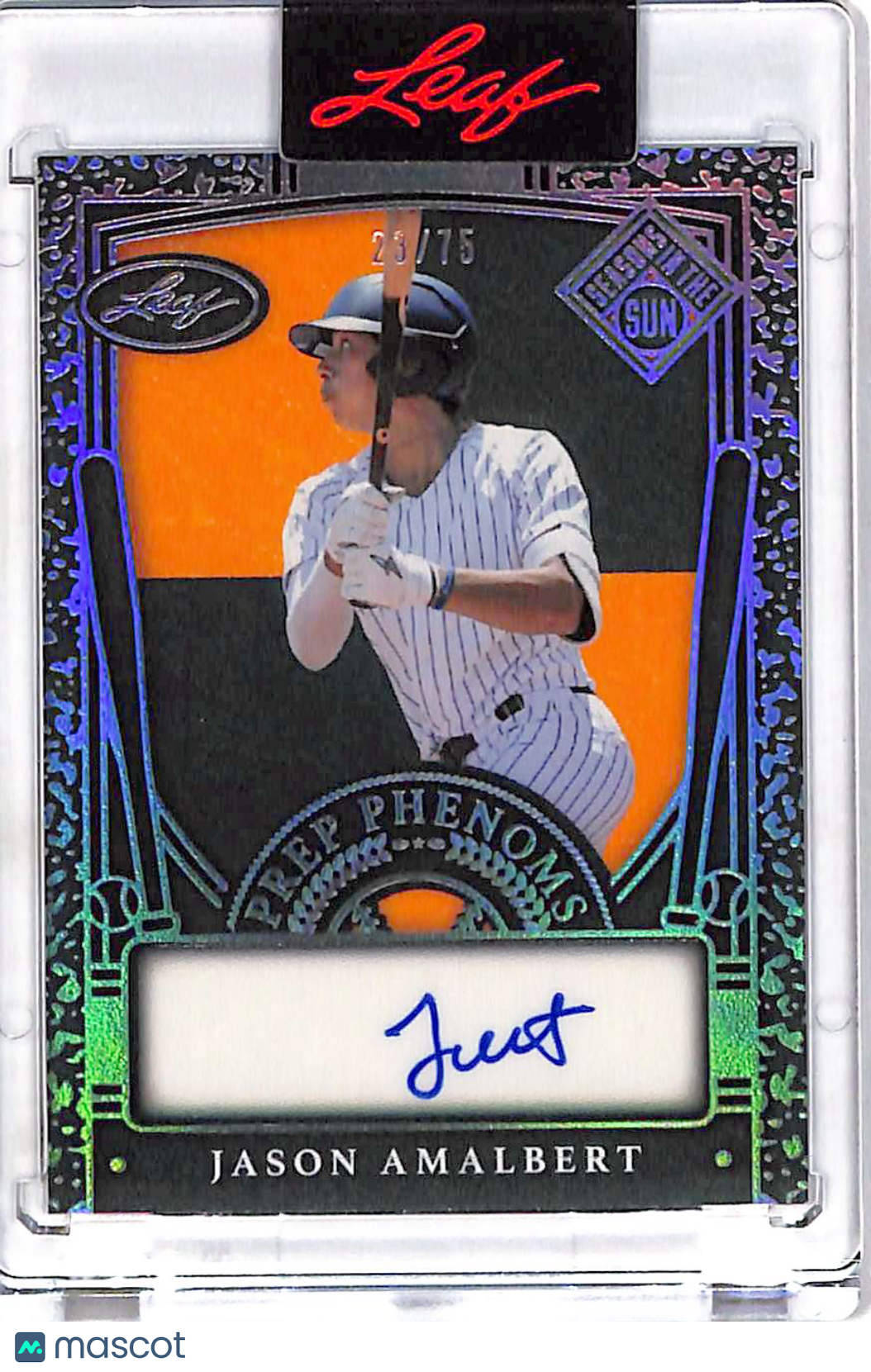 2026 Leaf Seasons In The Sun Jason Amalbert Auto Rookie /75 #PP-JA1