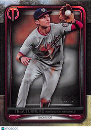 2020 Topps Tribute Trea Turner Red /10 #63 Washington Nationals