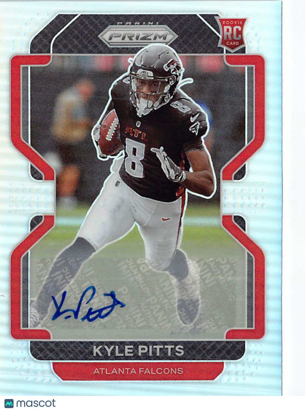 2021 Panini Prizm Football Kyle Pitts Rookie Auto RC #341 Atlanta Falcons