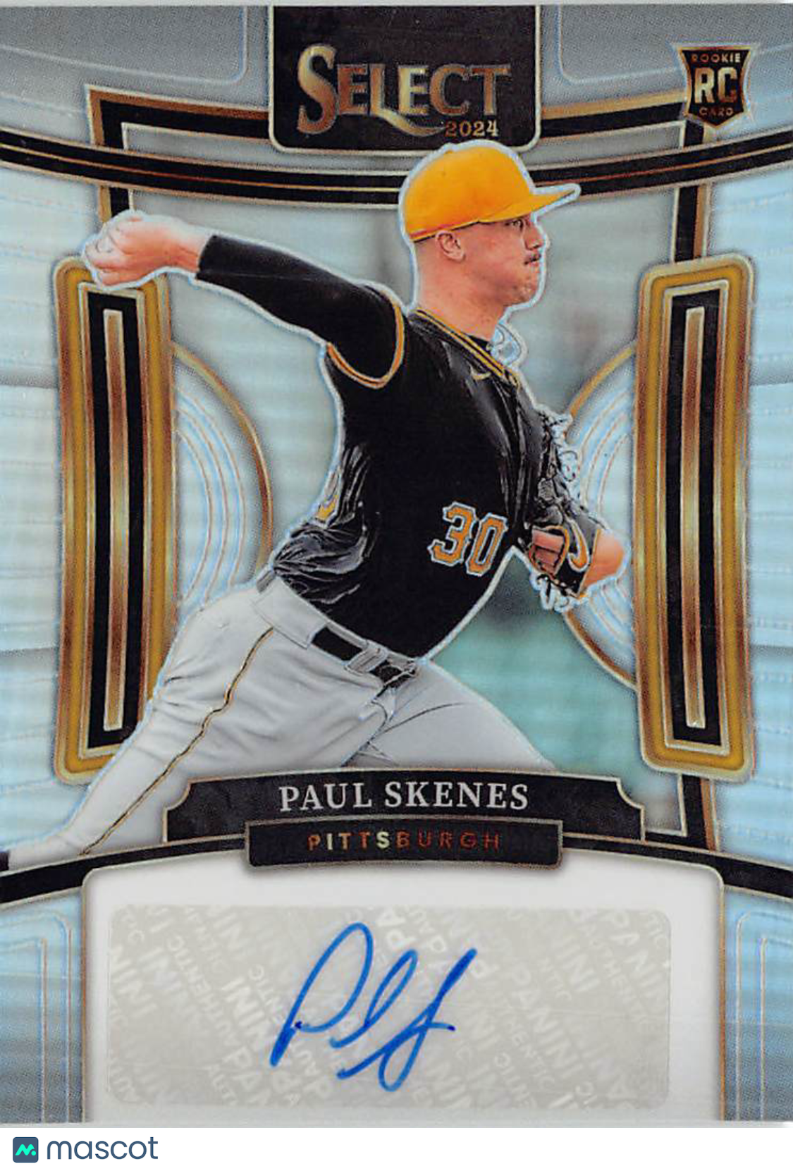 2024 Panini Select Paul Skenes Rookie Autograph RC #SIG-PS Pittsburgh Pirates