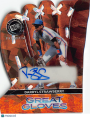 2024 Leaf Press Pass Premium Great Gloves Darryl Strawberry Auto /10 GG-DS1 Mets