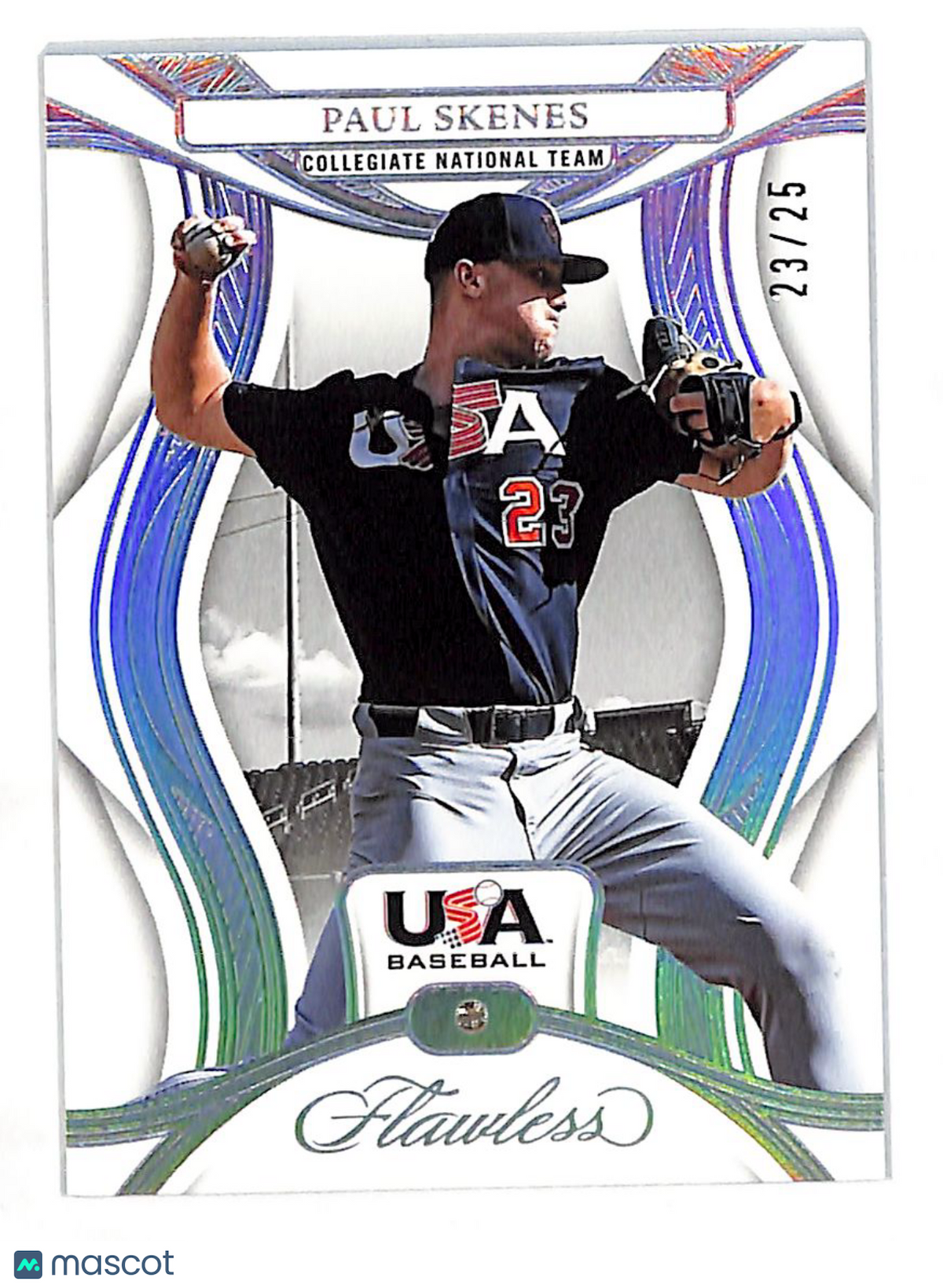 2025 Panini Flawless Baseball Paul Skenes Diamond /25 #98