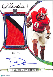 2023 Flawless Collegiate Darnell Washington Rookie Patch Auto /25 #PA-DW Georgia