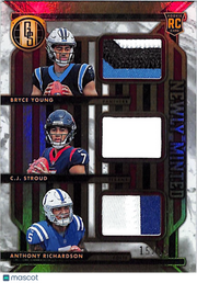 2023 Panini Gold Standard Richardson Young Stroud Rookie Patch /49 RC #NMT-1