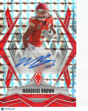 2025 Panini Phoenix Football Marquise Brown Autograph /99 #36 Kansas City Chiefs