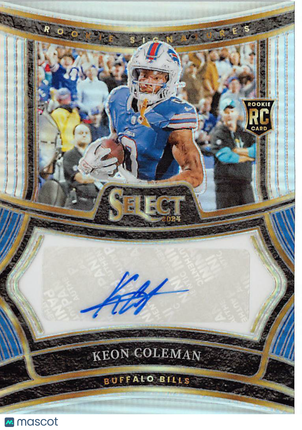 2024 Panini Select Keon Coleman Rookie Autograph /399 RC #RSP-KCN Buffalo Bills