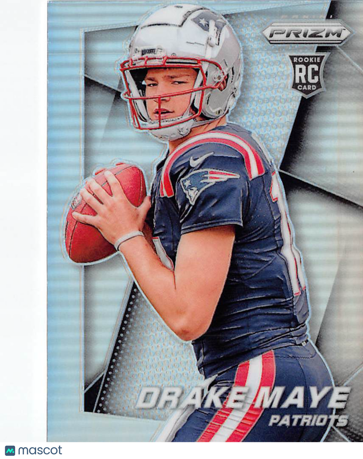 2024 Panini Prizm Football Drake Maye Flashback Rookie Silver RC #10 Patriots