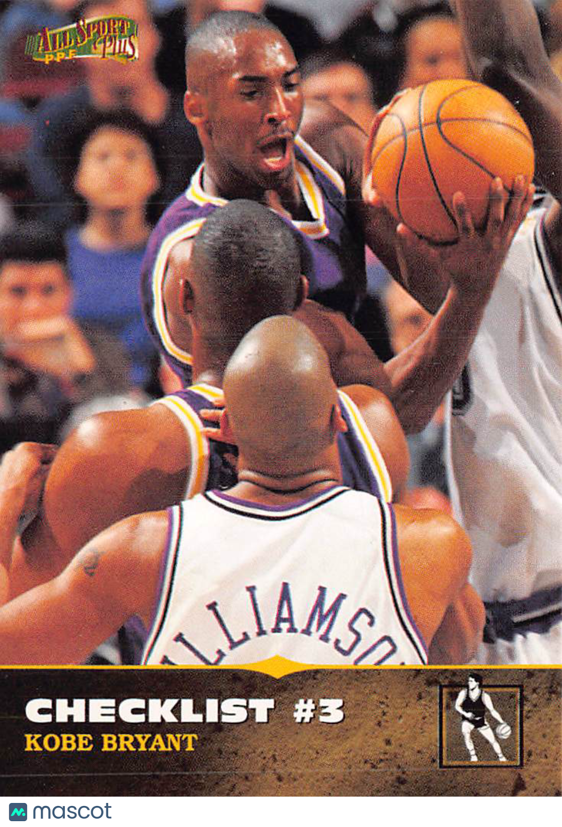 1996 The Score Board All Sport PPF Plus Kobe Bryant Rookie #150 Lakers