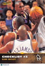 1996 The Score Board All Sport PPF Plus Kobe Bryant Rookie #150 Lakers