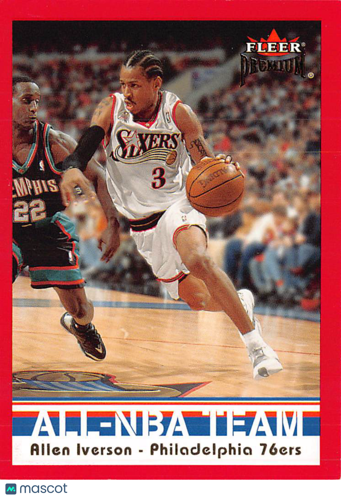 2002-03 Fleer Premium All-NBA Team Allen Iverson /100 #SR10 Philadelphia 76ers