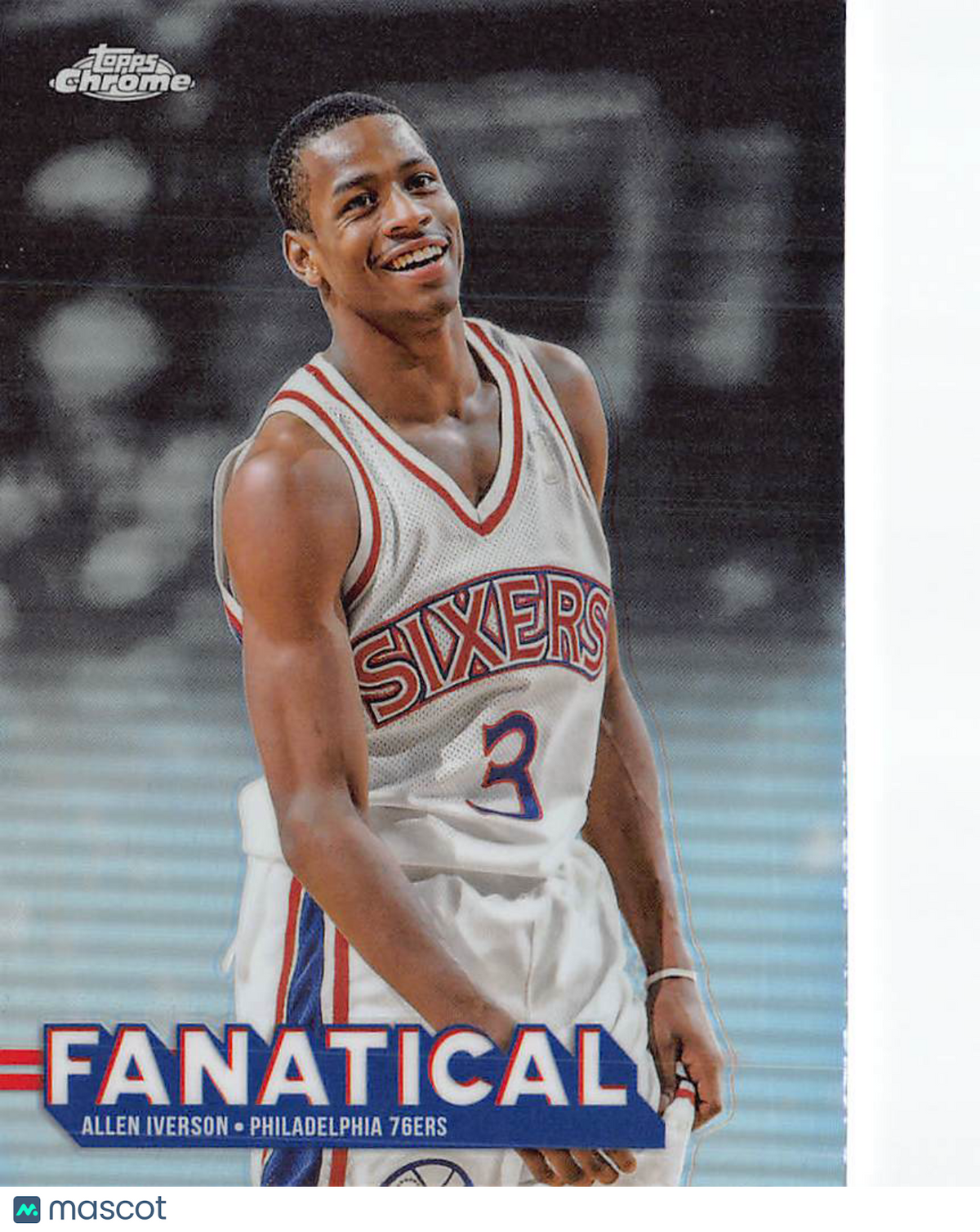 2025=26 Topps Chrome Fanatical Allen Iverson #FAN-20 Philadelphia 76ers