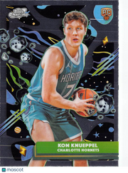 2025-26 Topps Chrome Kon Knueppel Rookie RC #197 Charlotte Hornets