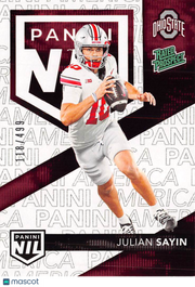 2025 Panini The National Julian Sayin Rated Prospect Rookie #NIL2 Ohio State